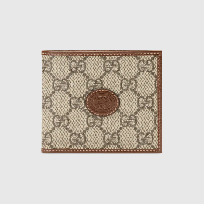 WALLET WITH INTERLOCKING G