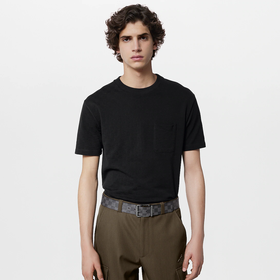 Damier Print 40MM Reversible