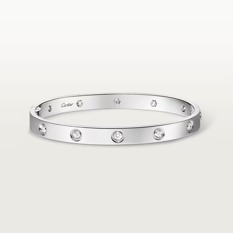 LOVE BRACELET, CLASSIC MODEL & LOVE BRACELET, CLASSIC MODEL, 10 DIAMONDS