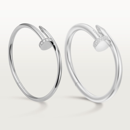 PANTHERE DE CARthtTIER WATCH SMALL MODEL & JUSTE UN CLOU BRACELET, CLASSIC MODEL, DIAMONDS