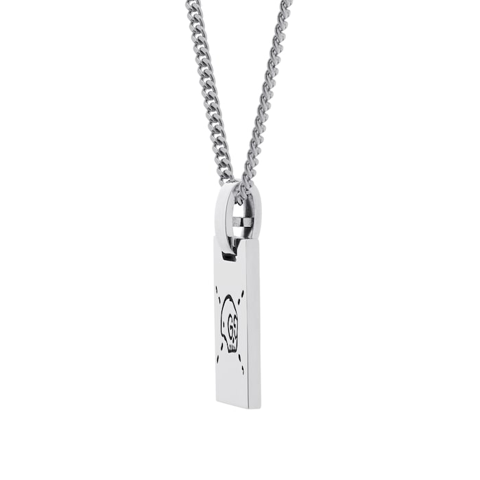 Sterling Silver Ghost Pendant Necklace YBB45531500100U