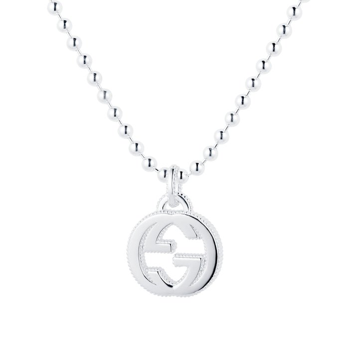 Interlocking Sterling Silver Necklace