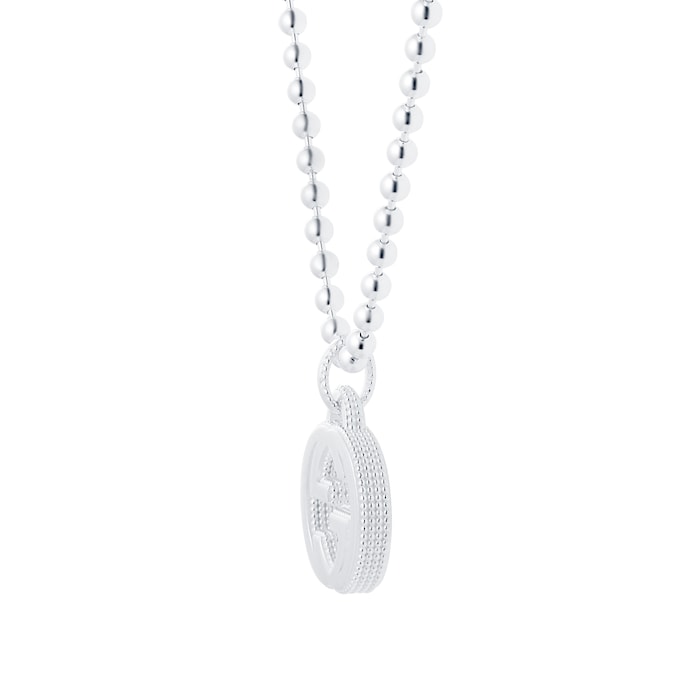 Interlocking Sterling Silver Necklace