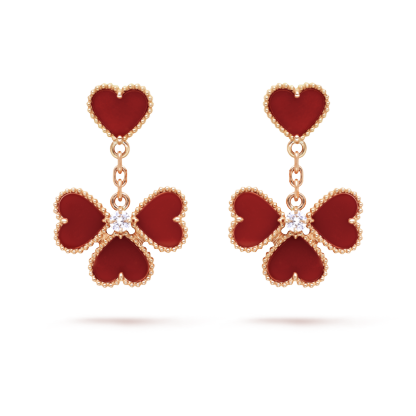 Sweet Alhambra effeuillage earrings