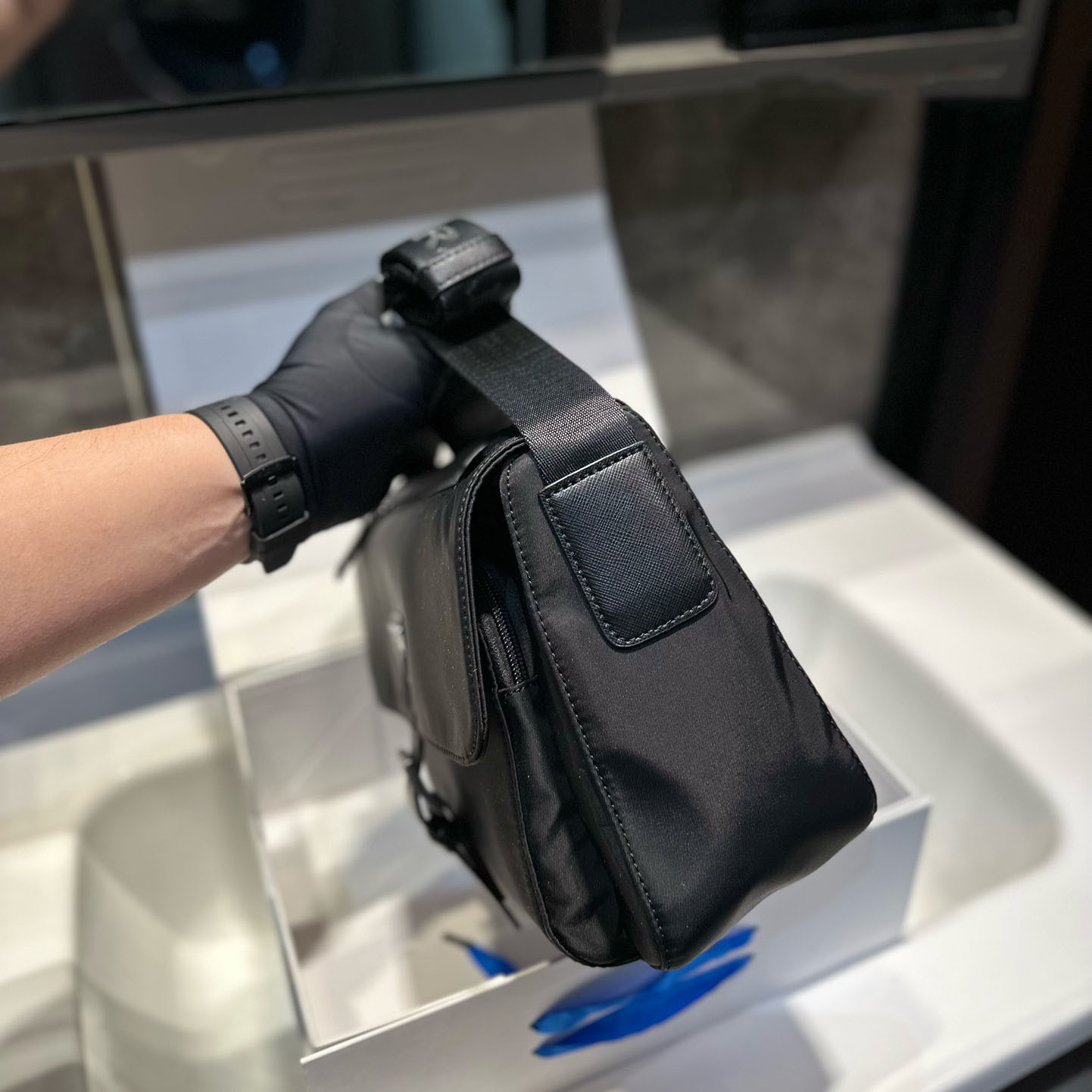 Re-Nylon shoulder bag