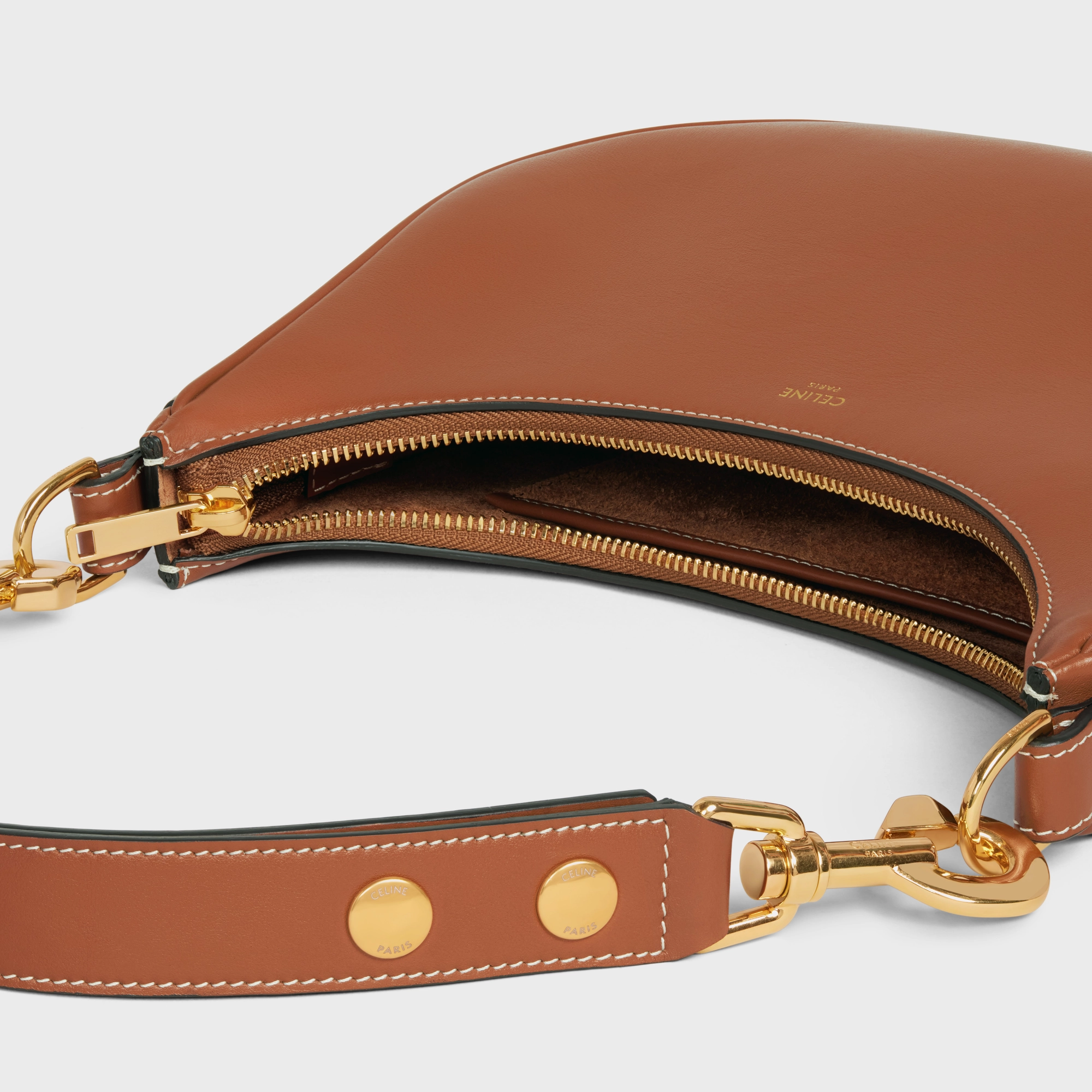 Medium Ava Strap Bag in smooth Calfskin