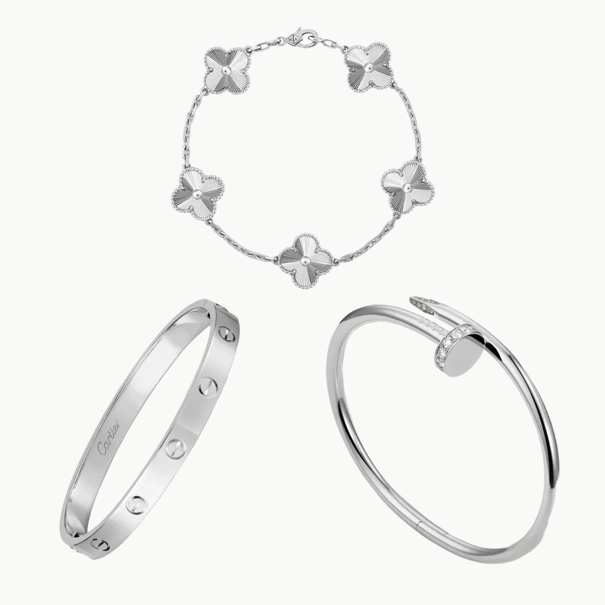 3‑Piece Icon Stack – Love, Clou & Clover