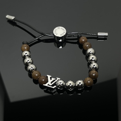 18K  Surfin' Brown Beads Bracelet