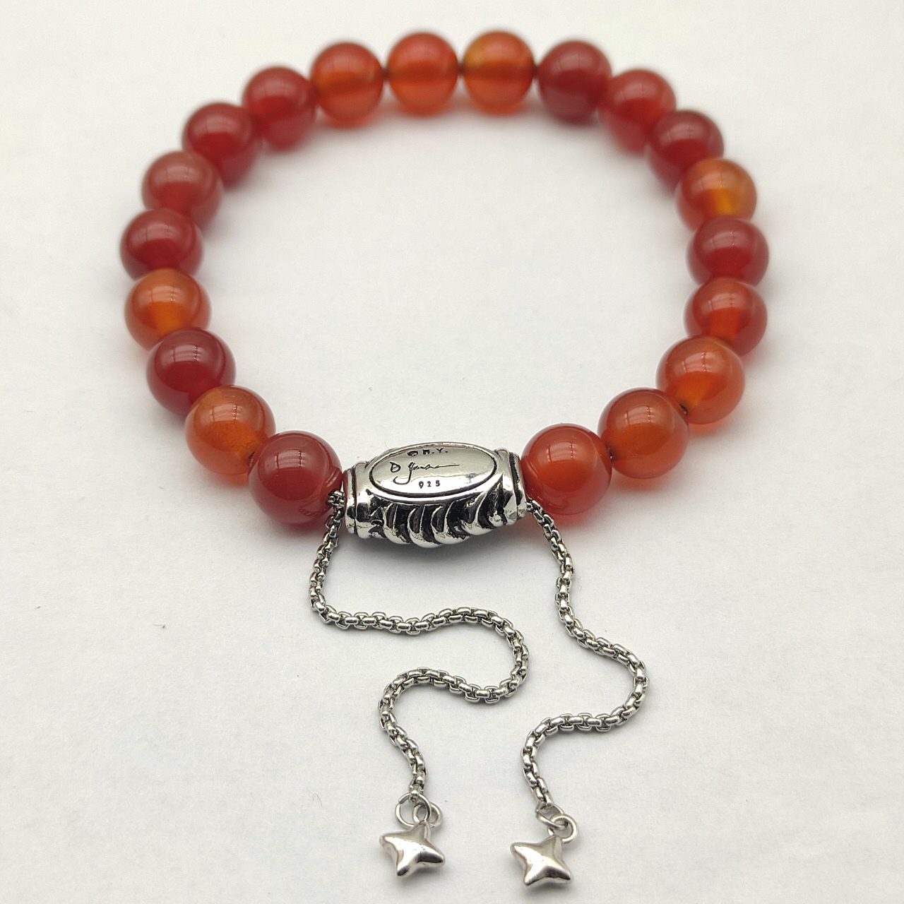 8MM Stretch Rock Crystal Bracelet