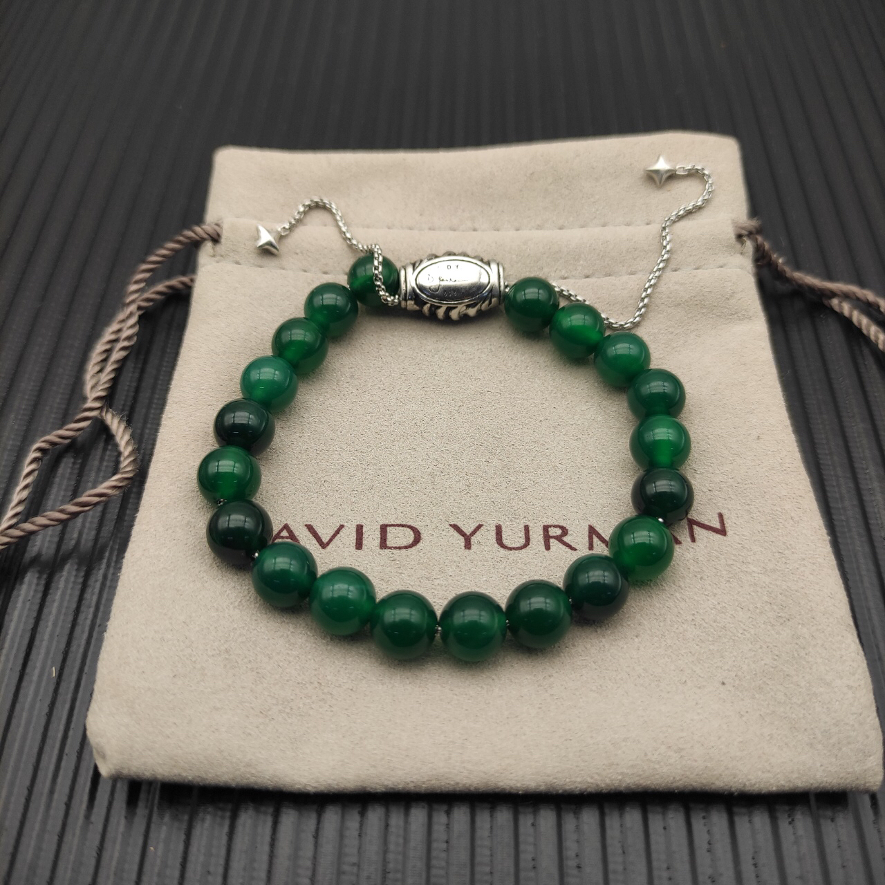 8MM Stretch Rock Crystal Bracelet
