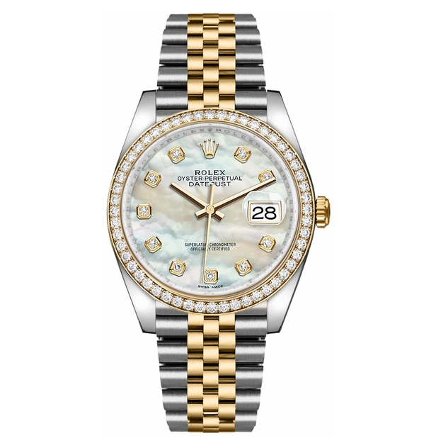 Datejust 36 Mother of Pearl Diamond Watch 116243-0018