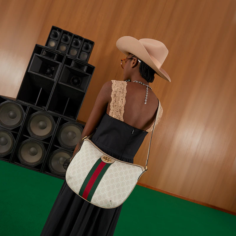 OPHIDIA  SMALL SHOULDER BAG