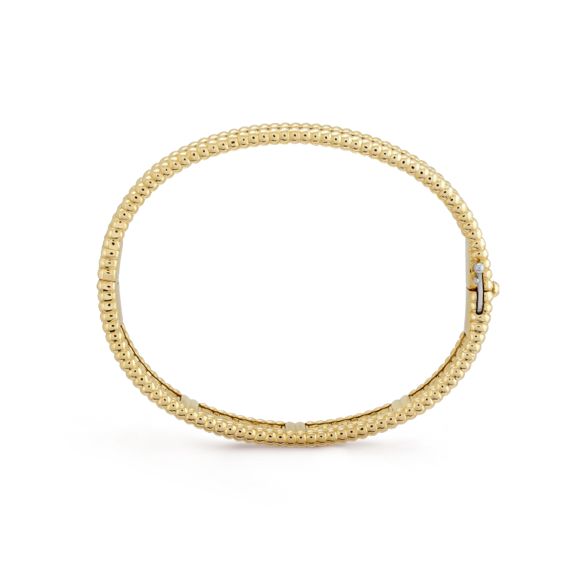 Perl??e? diamonds bracelet, 3 rows, small model