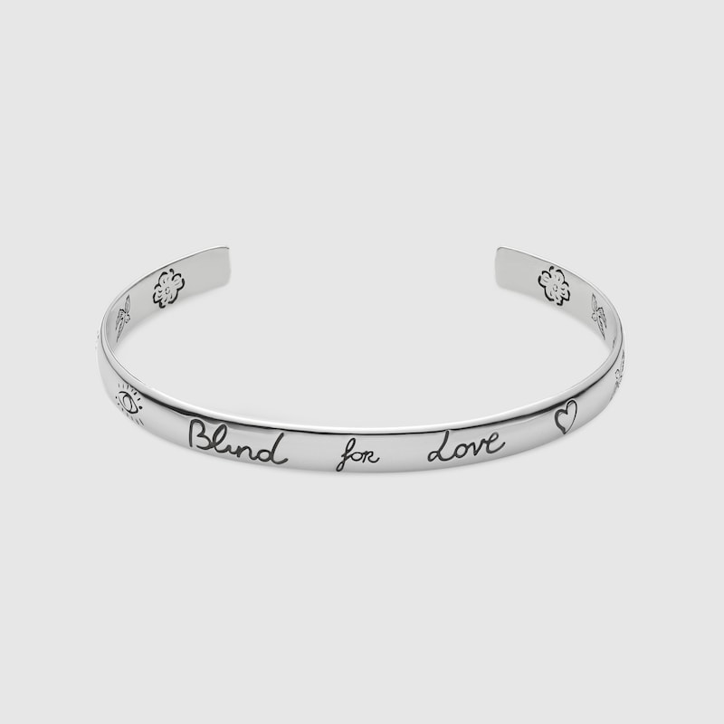 BLIND FOR LOVE' BRACELET IN SILVER
