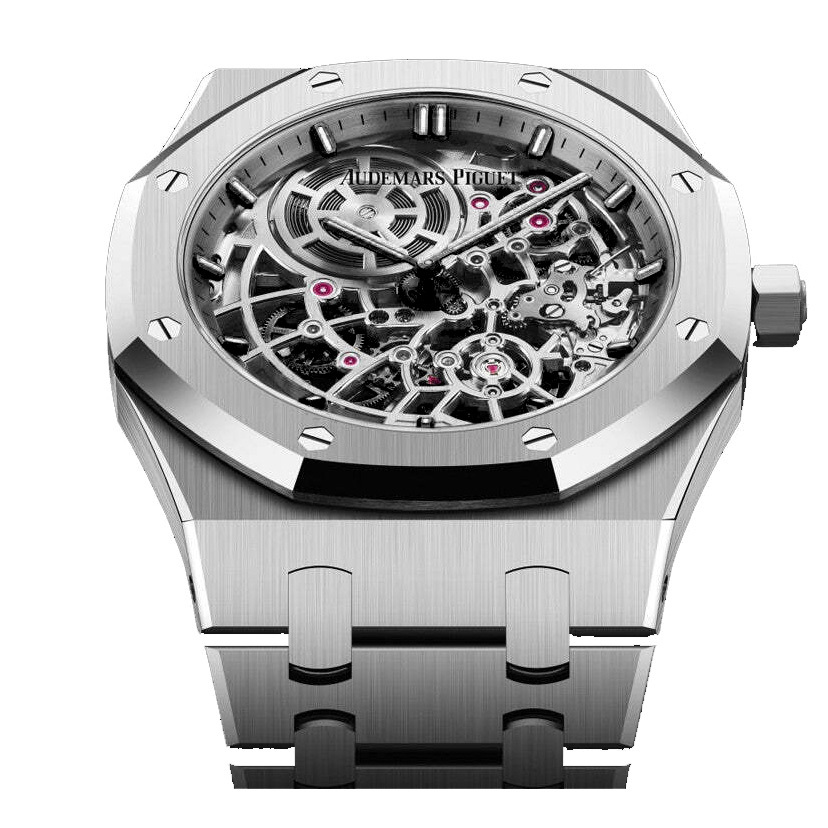 Royal Oak "JUMBO" EXTRA-THIN OPENWORKED "50TH ANNIVERSARY" Ref# 16204ST.OO.1240ST.01