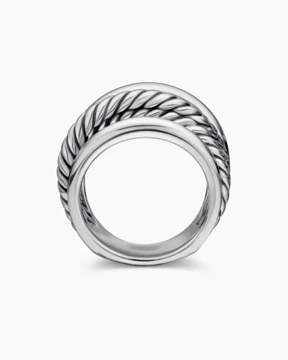 Crossover Ring Sterling Silver