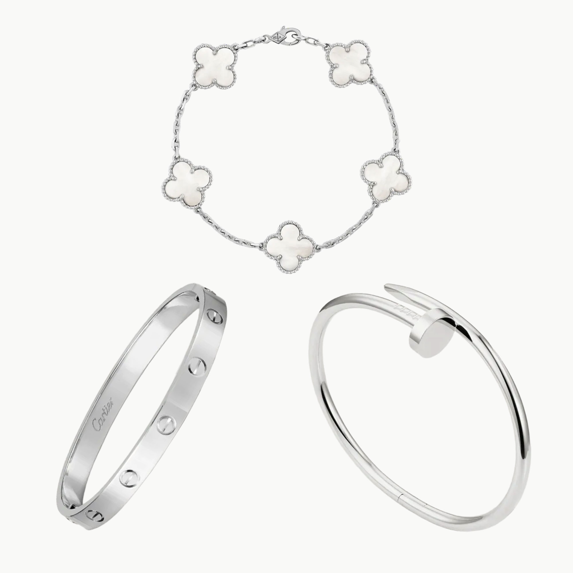 3‑Piece Icon Stack – Love, Clou & Clover