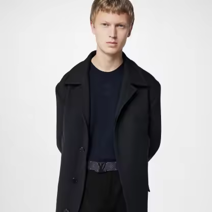 Initiales 40mm Matte Black Belt