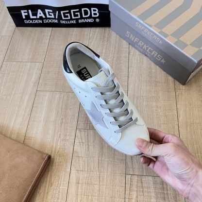 Silver Swarovski crystal star and heel tab