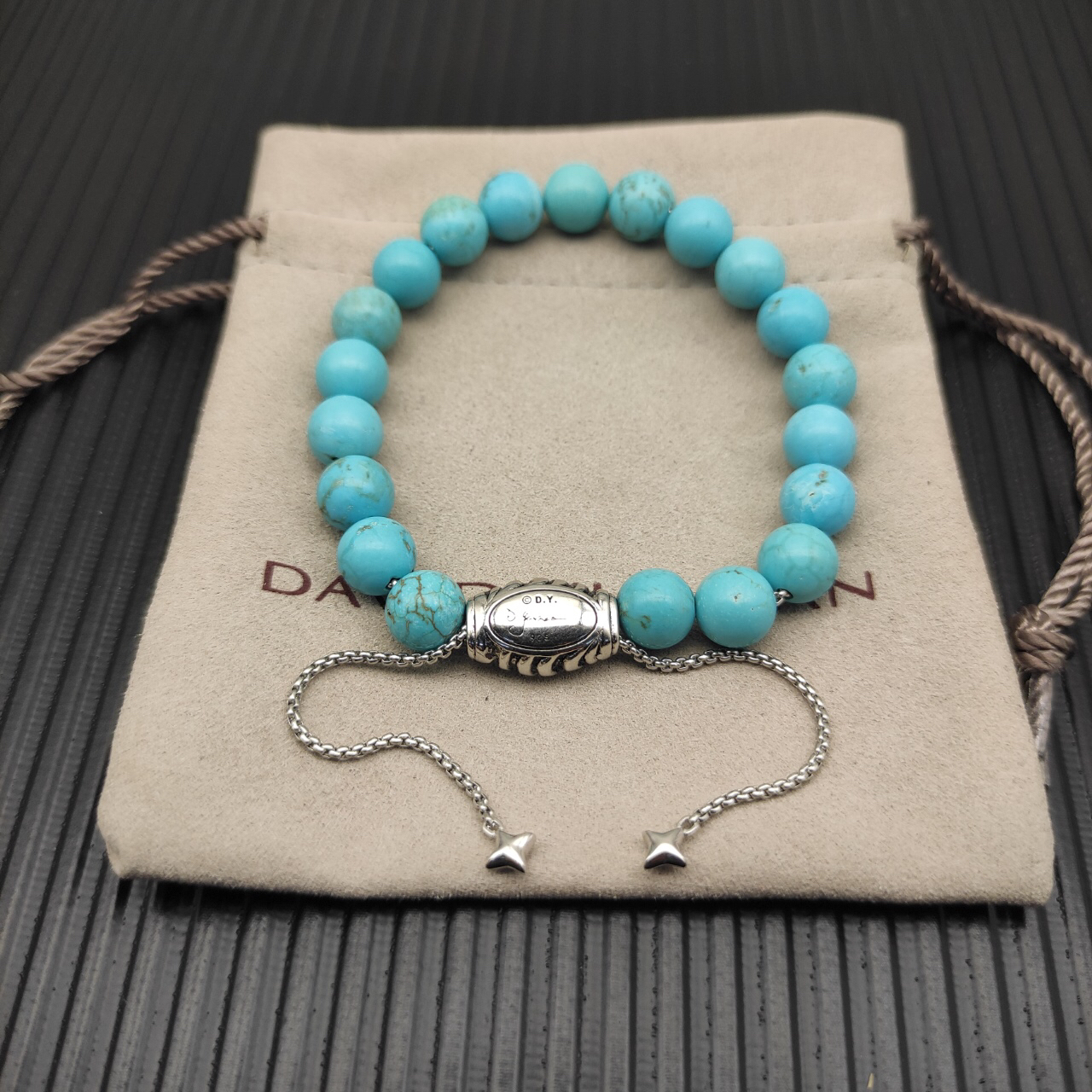8MM Stretch Rock Crystal Bracelet