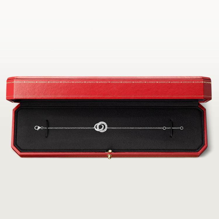 LOVE BRACELET, DIAMOND-PAVED 18K WHITE GOLD