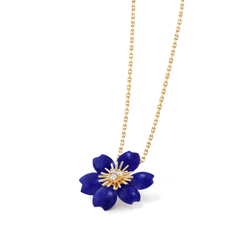 Rose de Noel pendant, mini model