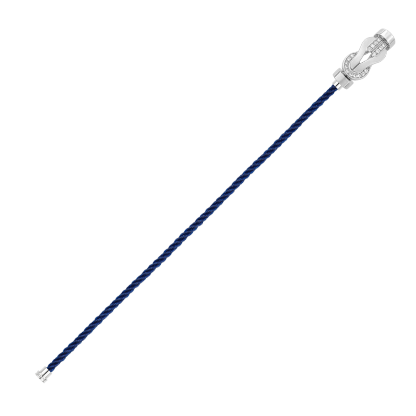 CHANCE INFINIE BRACELET 18K WHITE GOLD AND DIAMONDS MEDIUM MODEL