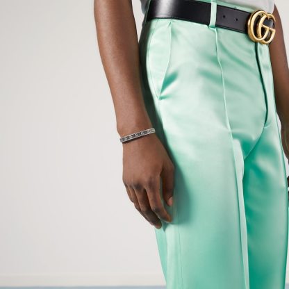 BRACELET WITH DOUBLE G IN SILVER