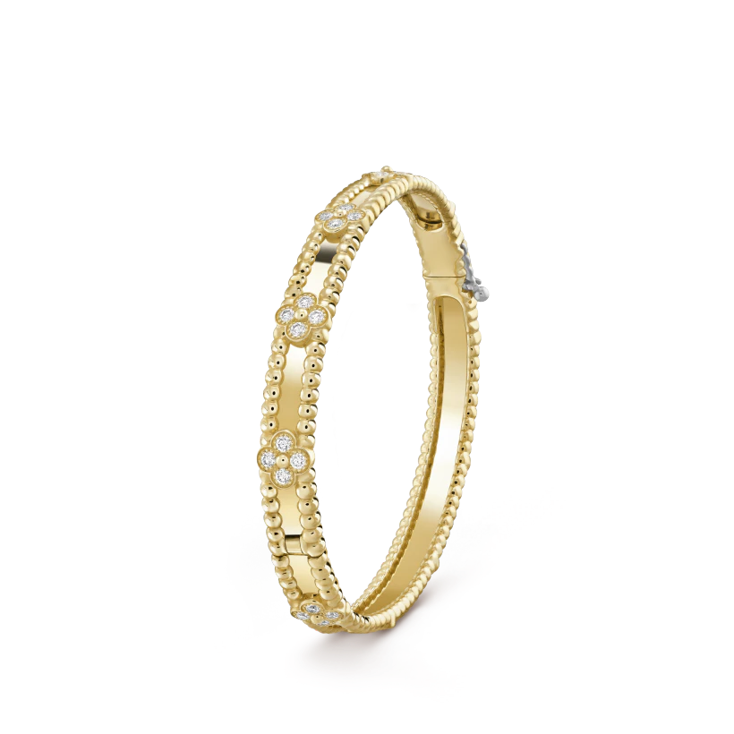 Perlee diamonds bracelet, 3 rows, small model