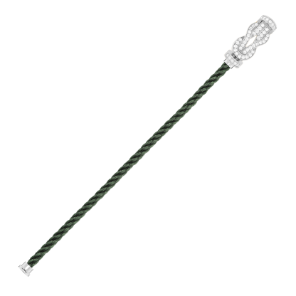 CHANCE INFINIE BRACELET 18K WHITE GOLD AND DIAMONDS LARGE MODEL