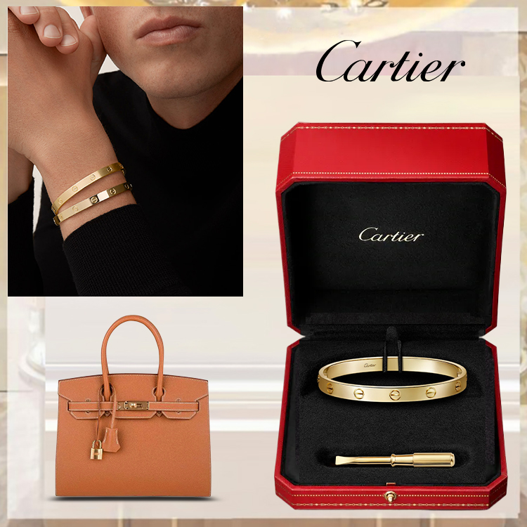 LOVE BRACELET, CLASSIC MODEL & HERthtMES BIRKIN 30 BAG