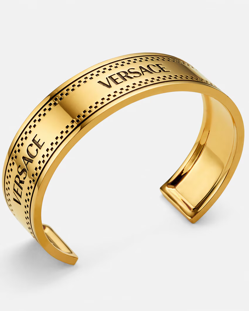 90s Vintage Logo Cuff Bracelet