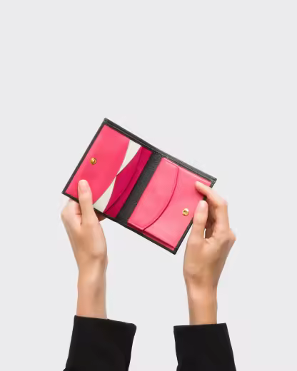 Small Saffiano Leather Wallet