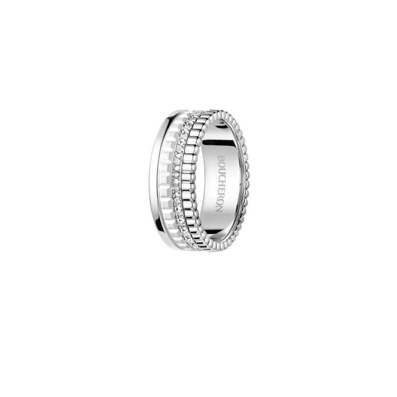 QUATRE DOUBLE WHITE EDITION SMALL RING