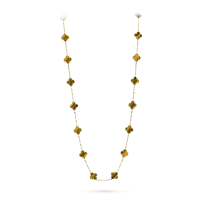 Vintage Alhambra long necklace, 20 motifs