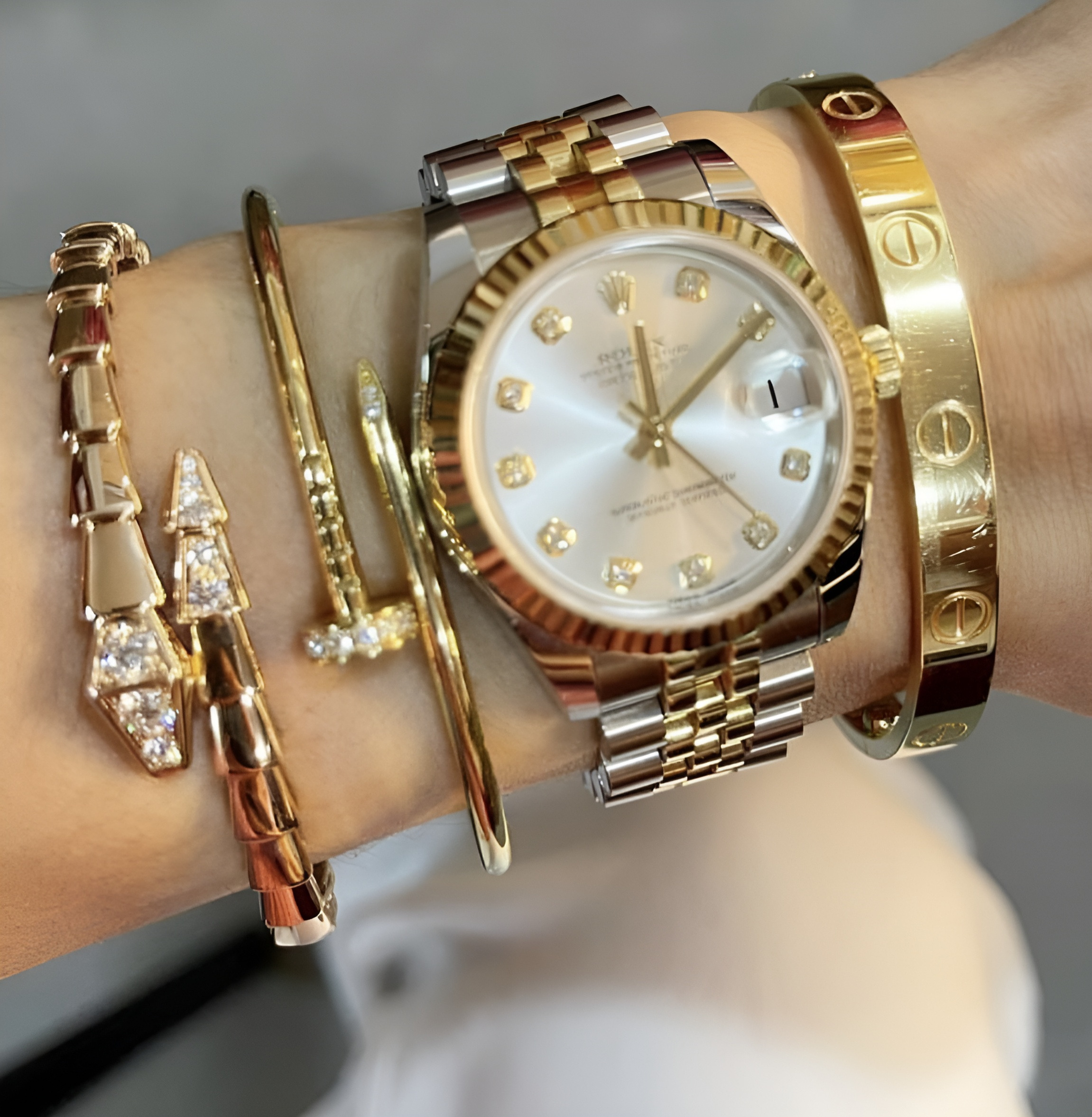 4‑Piece Datejust 31– Love, Clover & Diamonds 