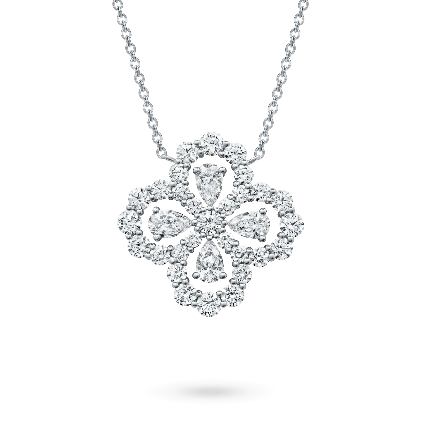 Diamond Loop Full Motif Diamond Pendant