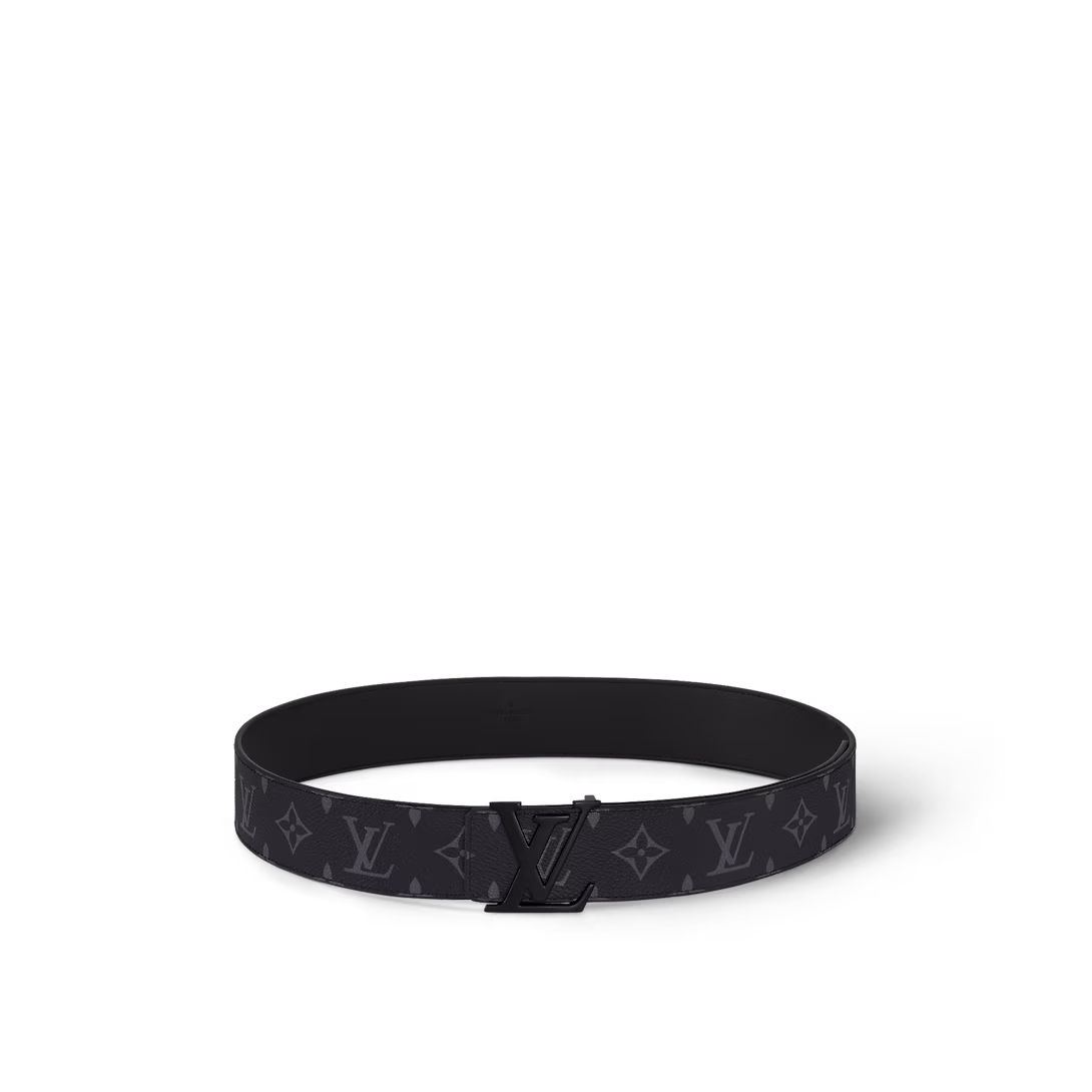 Initiales 40mm Matte Black Belt