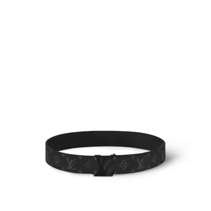 Initiales 40mm Matte Black Belt