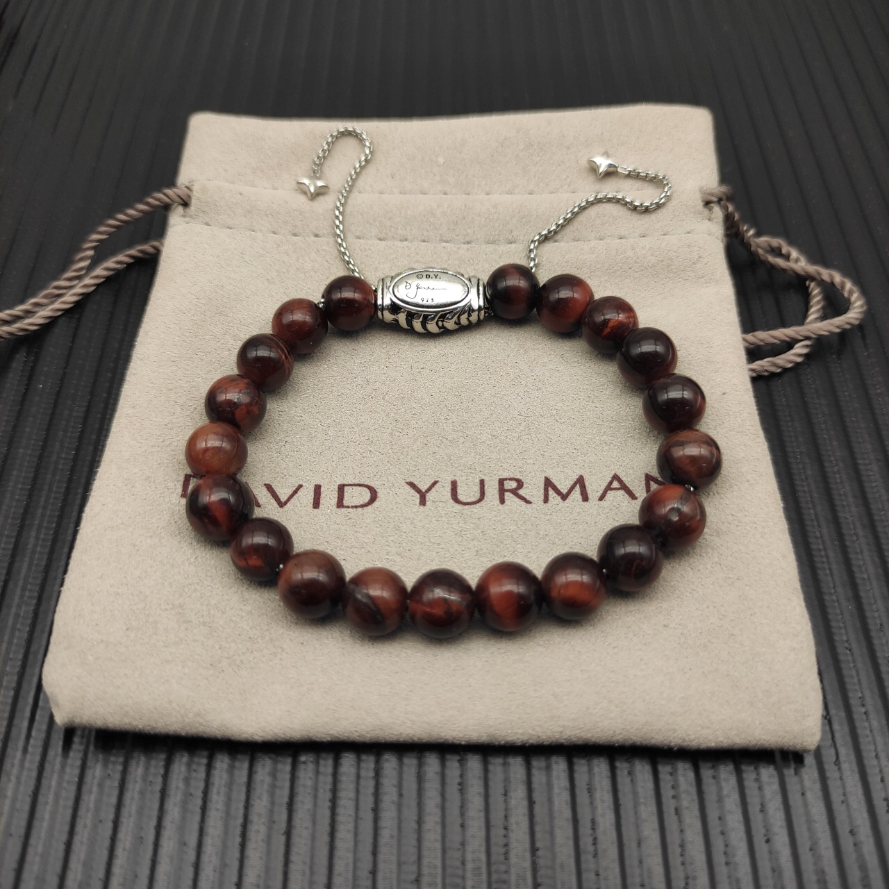 8MM Stretch Rock Crystal Bracelet