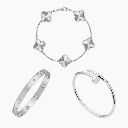 3‑Piece Icon Stack – Love, Clou & Clover