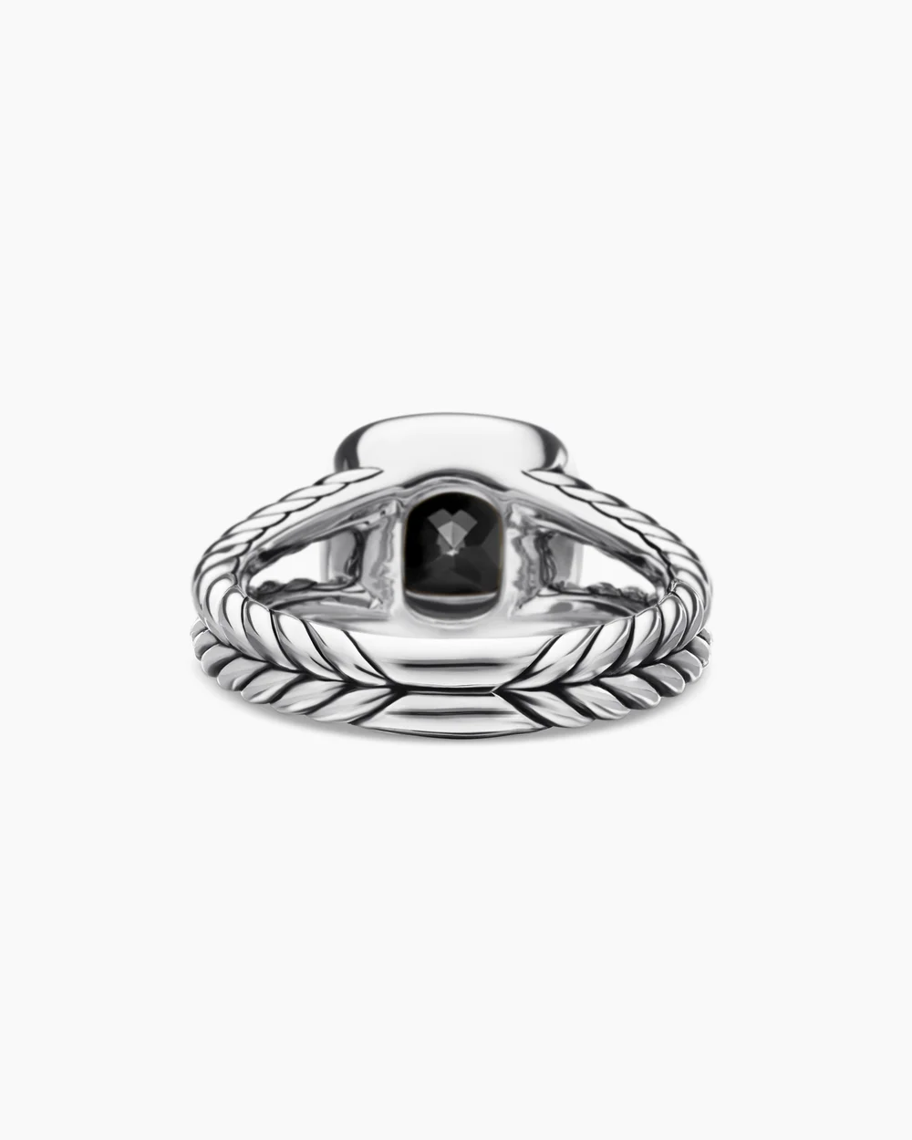 Petite Albion® Ring Sterling Silver with Black Onyx and Diamonds