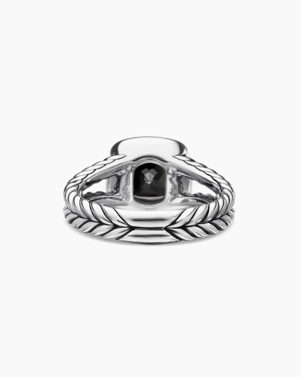 Petite Albion® Ring Sterling Silver with Black Onyx and Diamonds