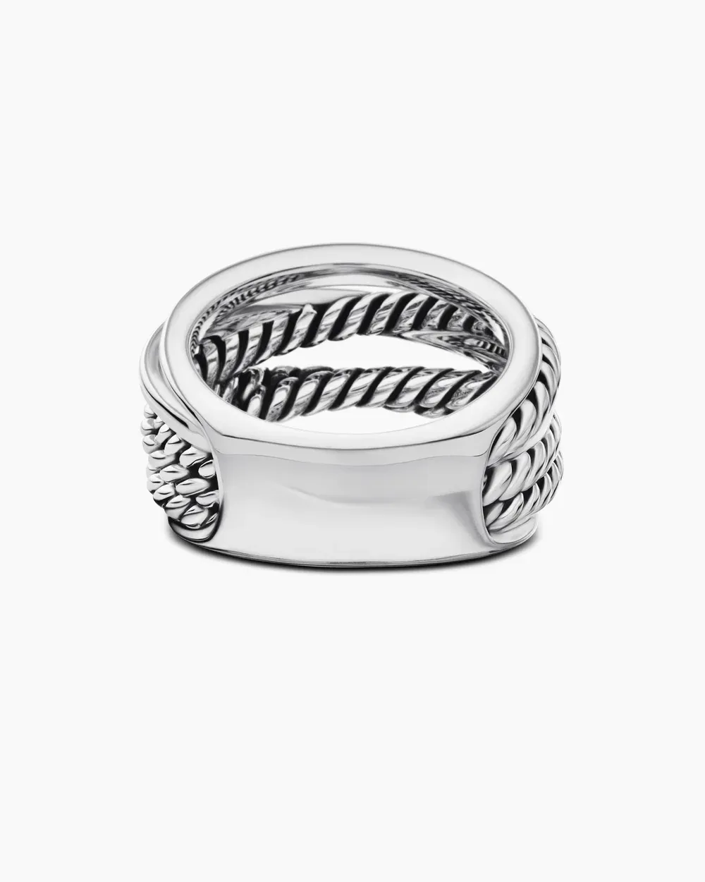 Crossover Ring Sterling Silver