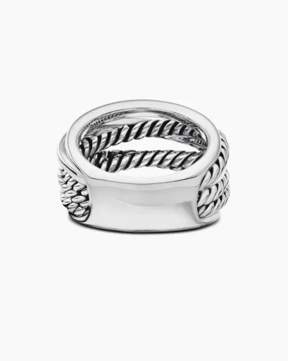 Crossover Ring Sterling Silver