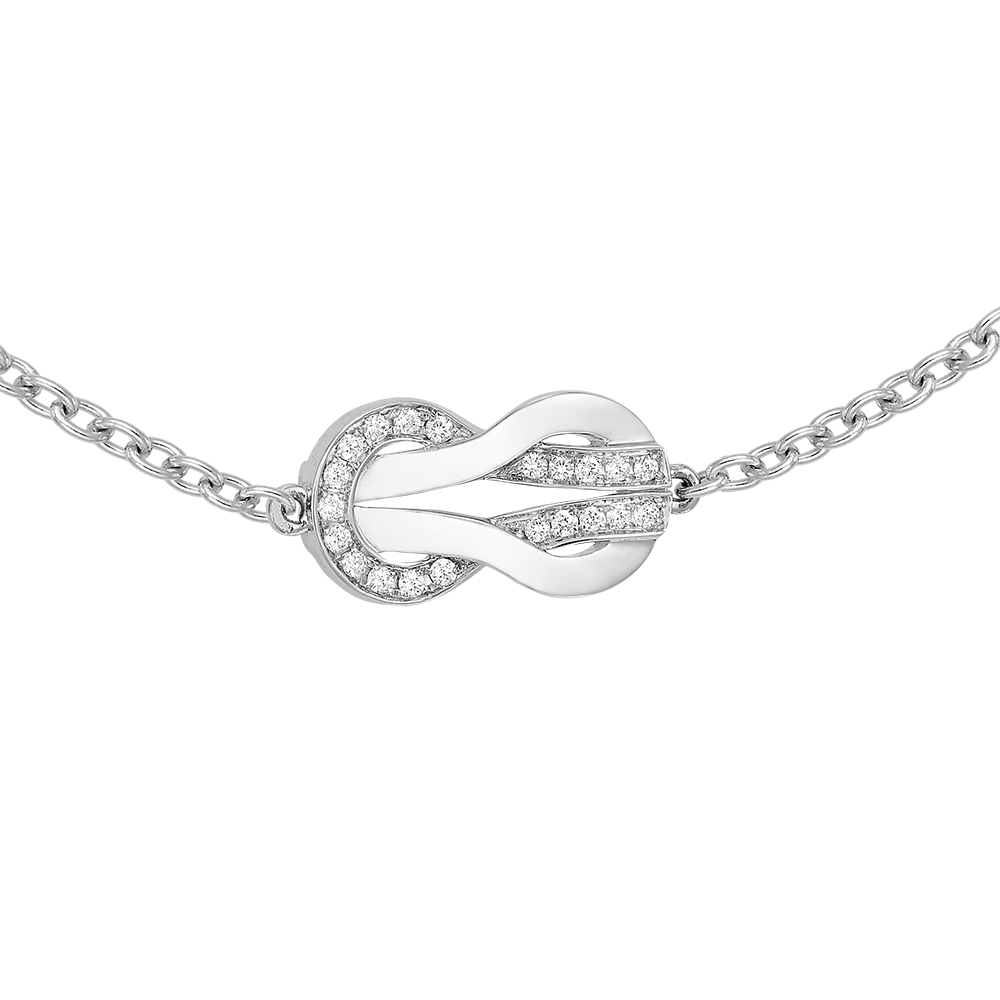 CHANCE INFINIE BRACELET 18K WHITE GOLD AND DIAMONDS SMALL MODEL