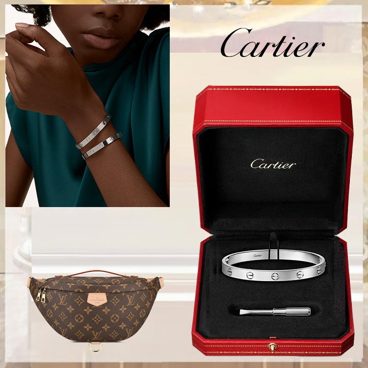 LOVE BRACELET, CLASSIC MODEL & MONOGRAM BUMBAG