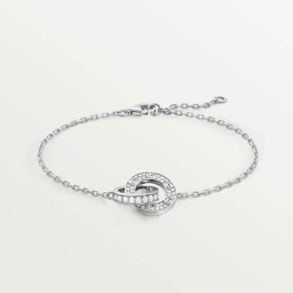LOVE BRACELET, DIAMOND-PAVED 18K WHITE GOLD