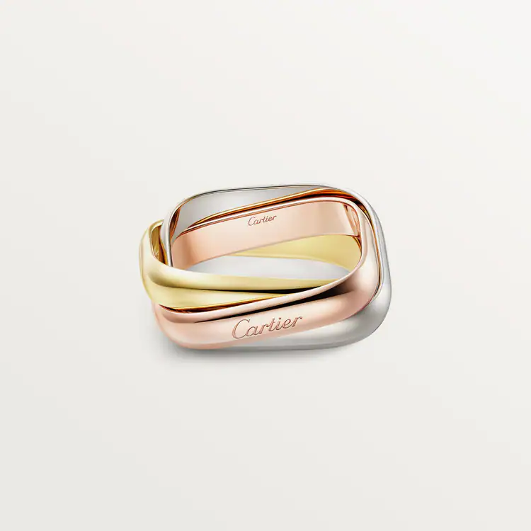 TRINITY CUSHION RING, MEDIUM MODEL