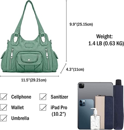 Handbags for Women, Purses for Women, Hobo Bags for Women, Purses and Handbags, Womens Purse w/Multi Pocket